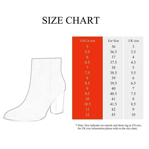 NWT Wool + Pepper Co. Thick Heeled Ankle Booties - Black - Picture 2 of 6